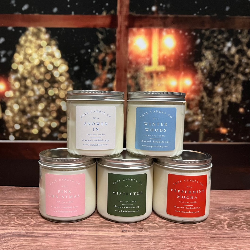 Holiday Candle Bundle - Double Wick (14 oz) - Fate Beauty 