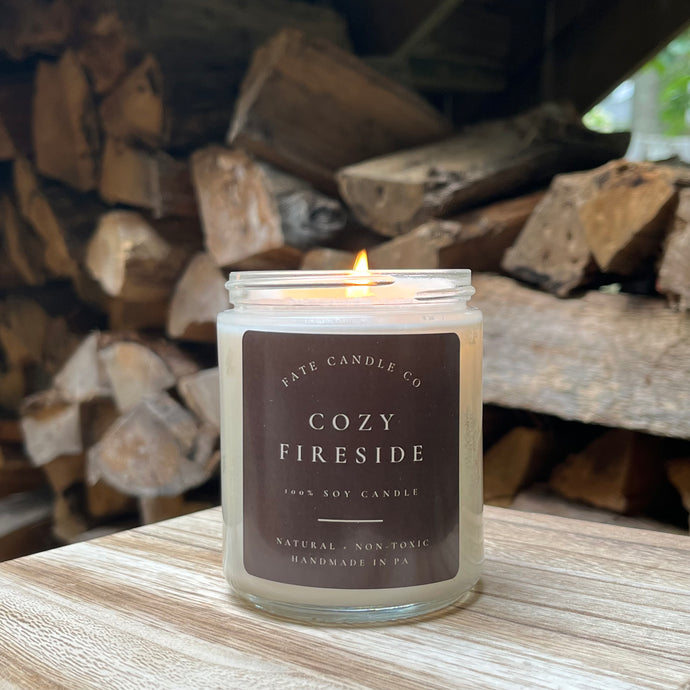 Cozy Fireside Non-Toxic Candle - Fate Beauty 