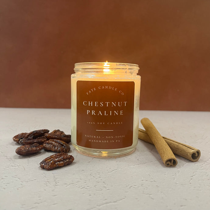 Chestnut Praline Non-Toxic Candle - Fate Beauty 