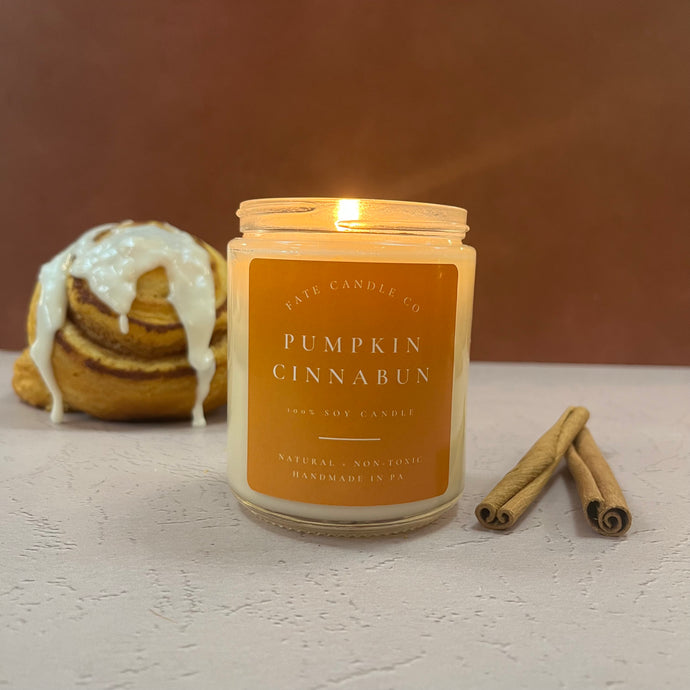 Pumpkin Cinnabun Non-Toxic Candle - Fate Beauty 