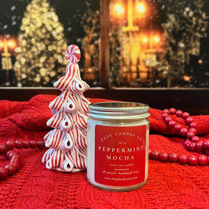 Peppermint Mocha Non-Toxic Candle (Chocolate + Mint) - Fate Beauty 
