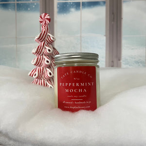 Peppermint Mocha Non-Toxic Candle (Chocolate + Mint) - Fate Beauty 